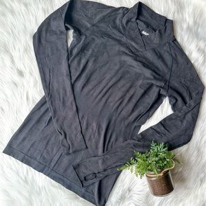 Lululemon Wet Dry Warm Long Sleeve Top Base Layer Work Out Running Mock Neck 10